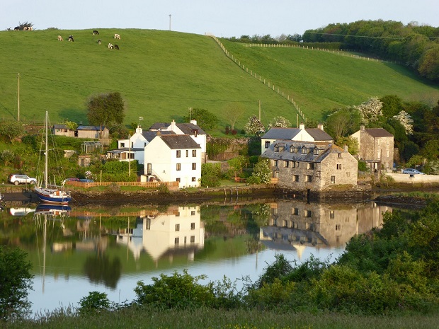 Old Mill at Antony passage from Chall Park